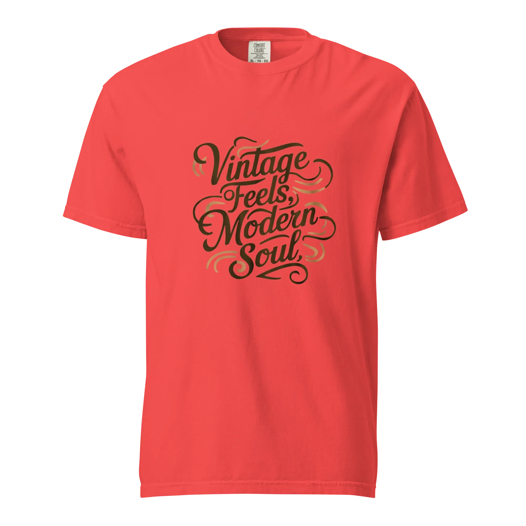 Unisex garment-dyed heavyweight t-shirt | Vintage Feels,Modern Soul - AwRans Clothing