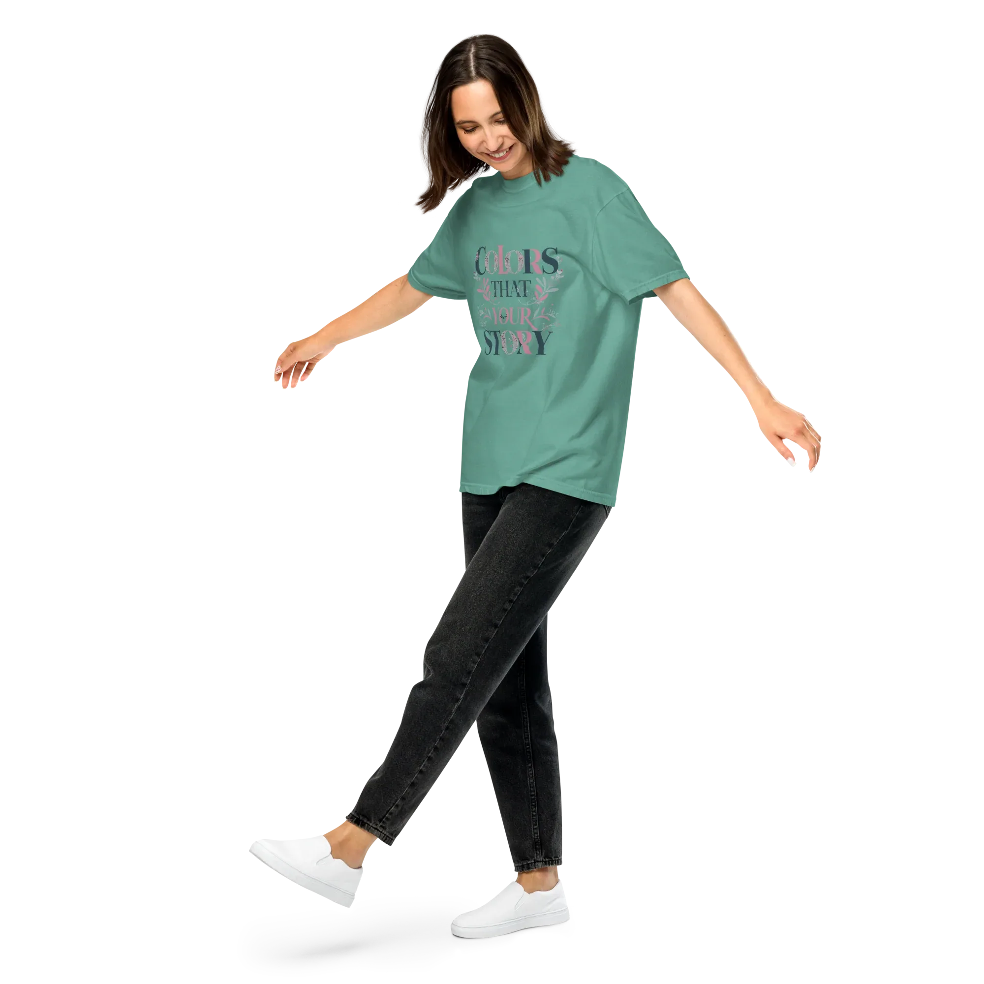 Unisex garment-dyed heavyweight t-shirt | Colors That Your Story - AwRans Clothing