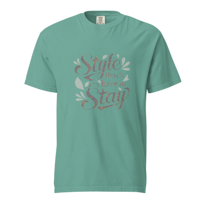 Unisex garment-dyed heavyweight t-shirt | Style That's Here To Stay - AwRans Clothing