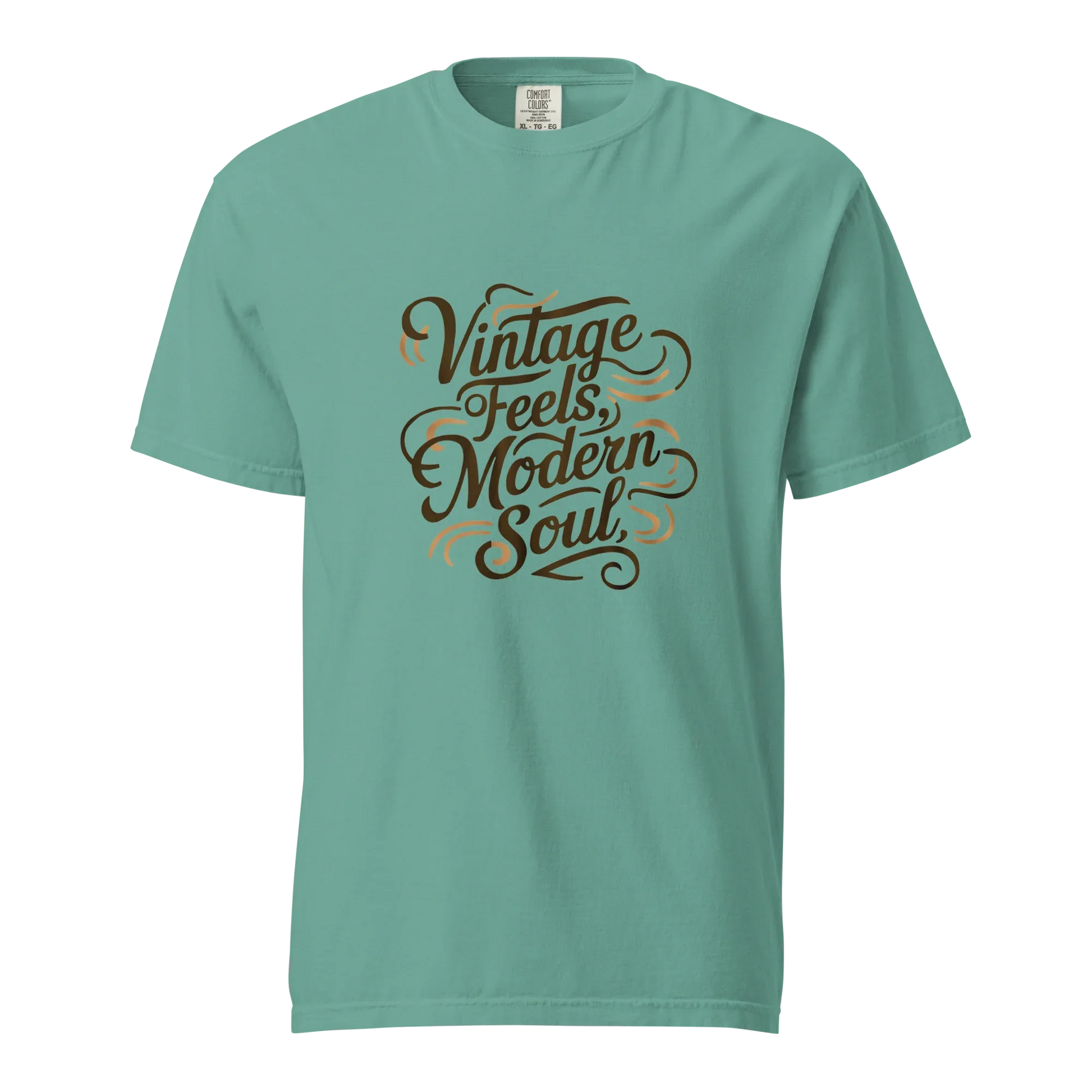 Unisex garment-dyed heavyweight t-shirt | Vintage Feels,Modern Soul - AwRans Clothing