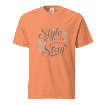 Unisex garment-dyed heavyweight t-shirt | Style That's Here To Stay - AwRans Clothing