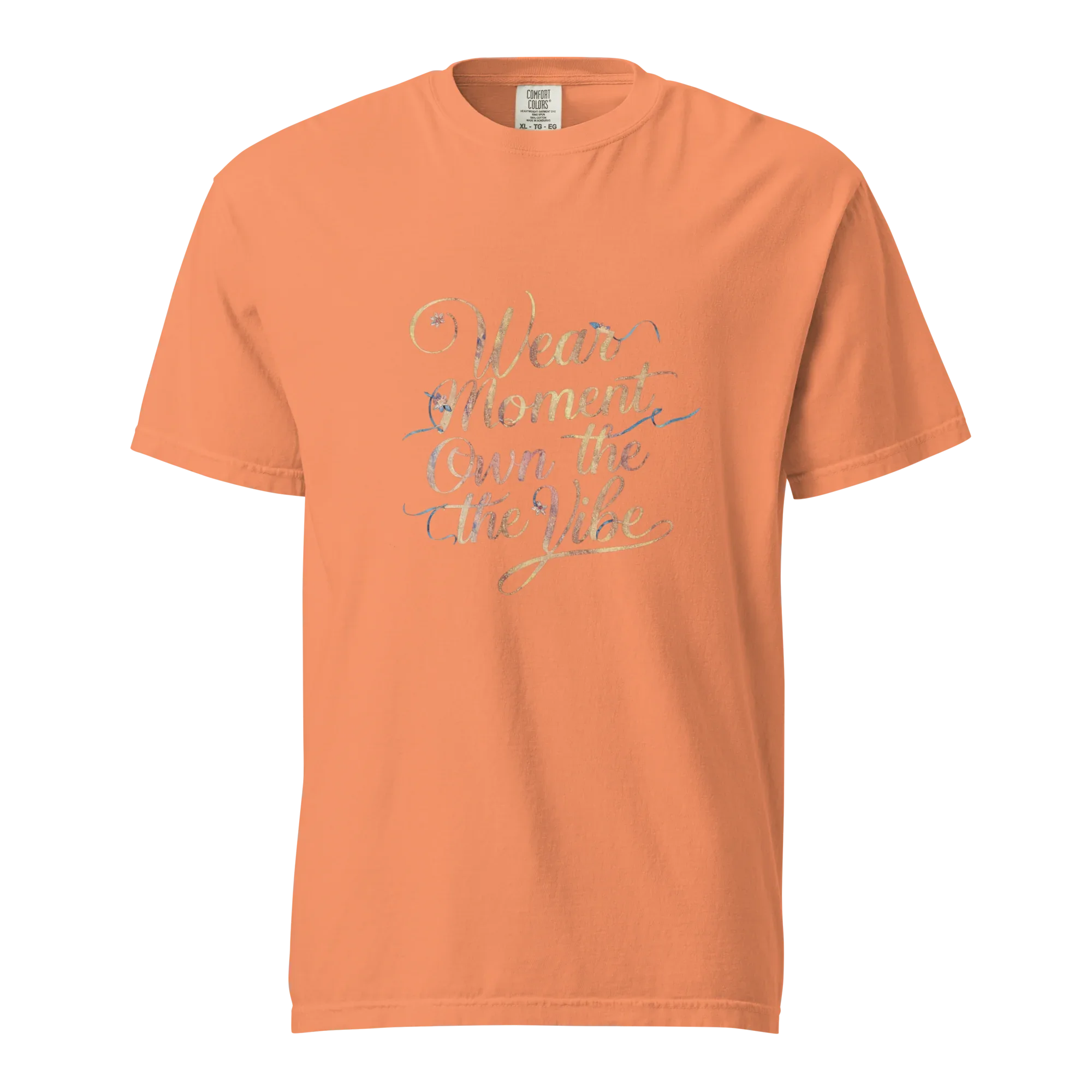 Unisex garment-dyed heavyweight t-shirt | Wear The Moment Own The Vibe - AwRans Clothing