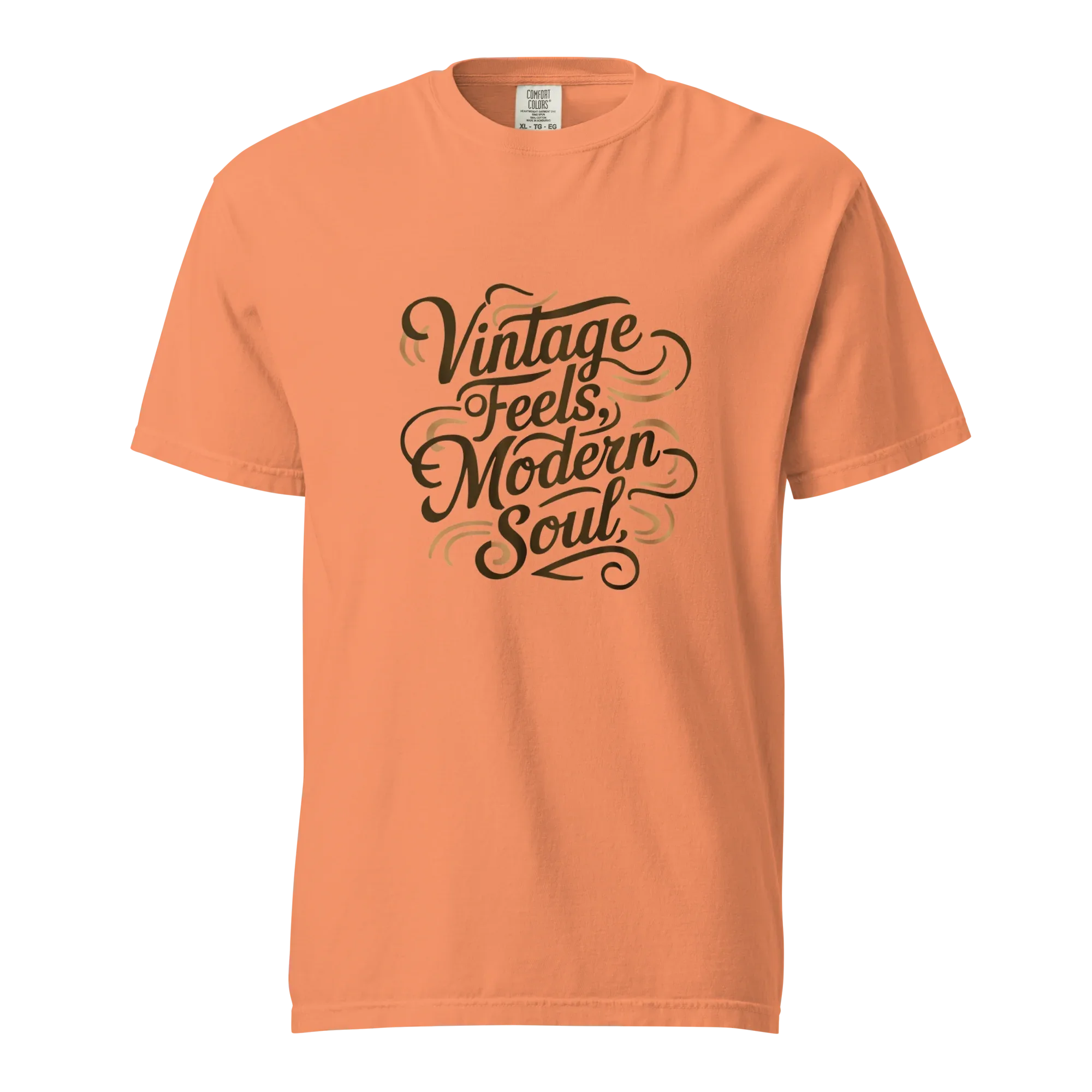 Unisex garment-dyed heavyweight t-shirt | Vintage Feels,Modern Soul - AwRans Clothing