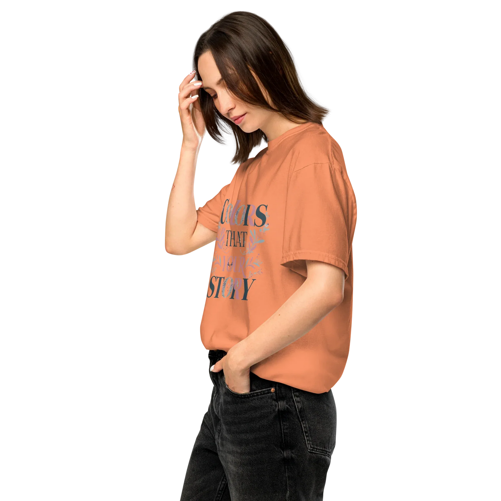 Unisex garment-dyed heavyweight t-shirt | Colors That Your Story - AwRans Clothing