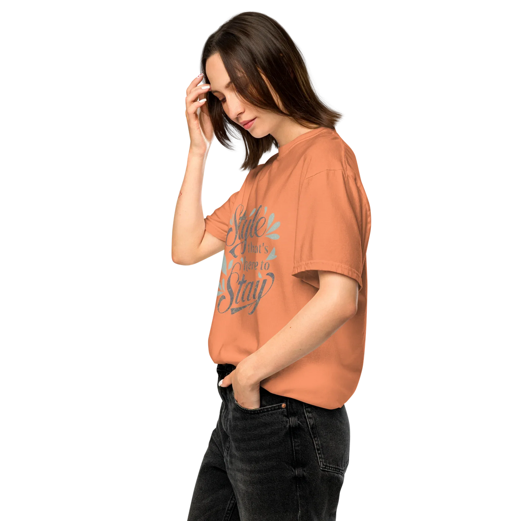 Unisex garment-dyed heavyweight t-shirt | Style That's Here To Stay - AwRans Clothing