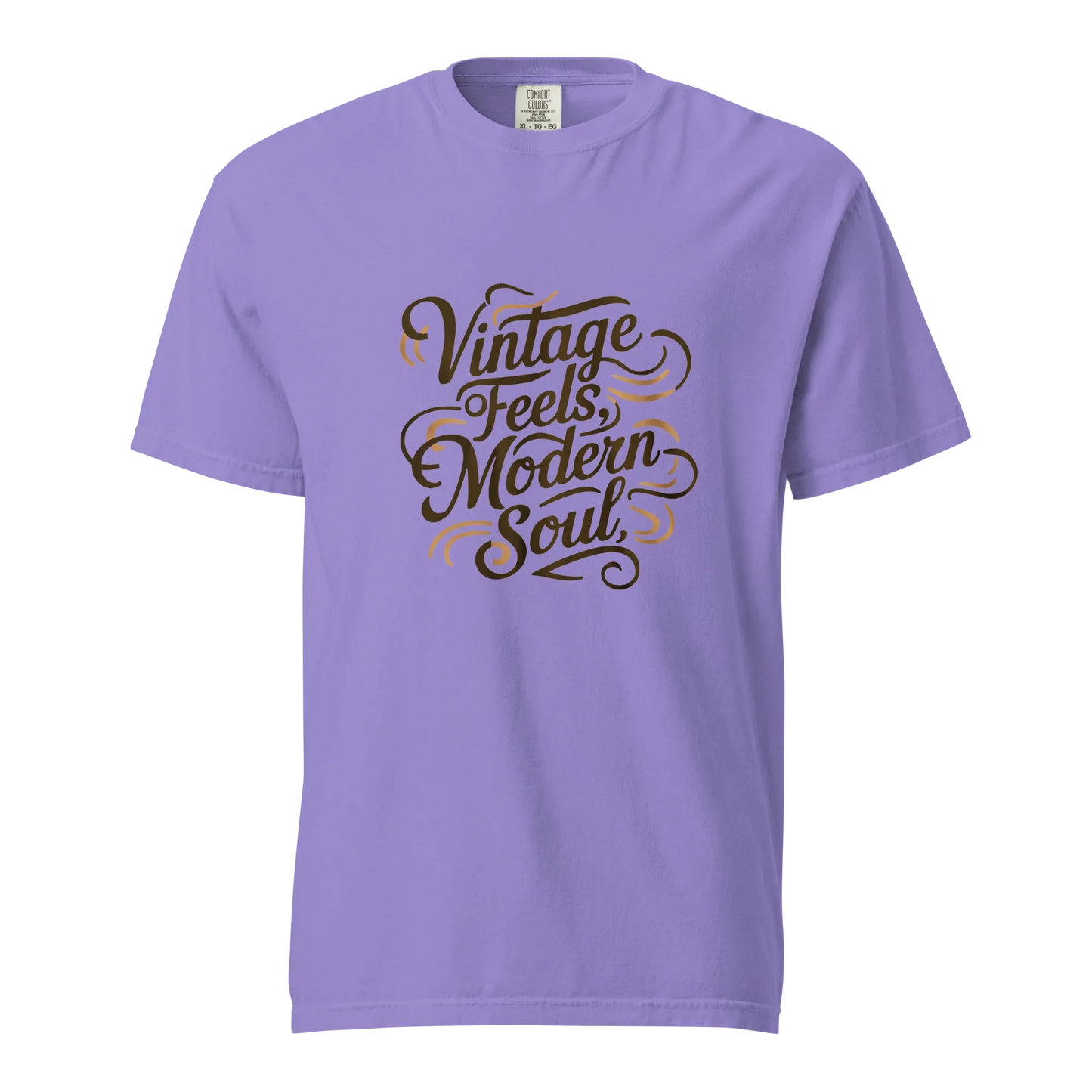 Unisex garment-dyed heavyweight t-shirt | Vintage Feels,Modern Soul - AwRans Clothing