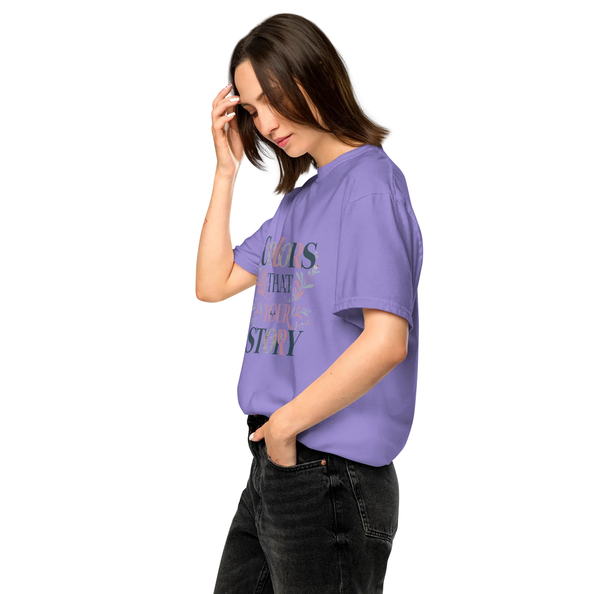 Unisex garment-dyed heavyweight t-shirt | Colors That Your Story - AwRans Clothing