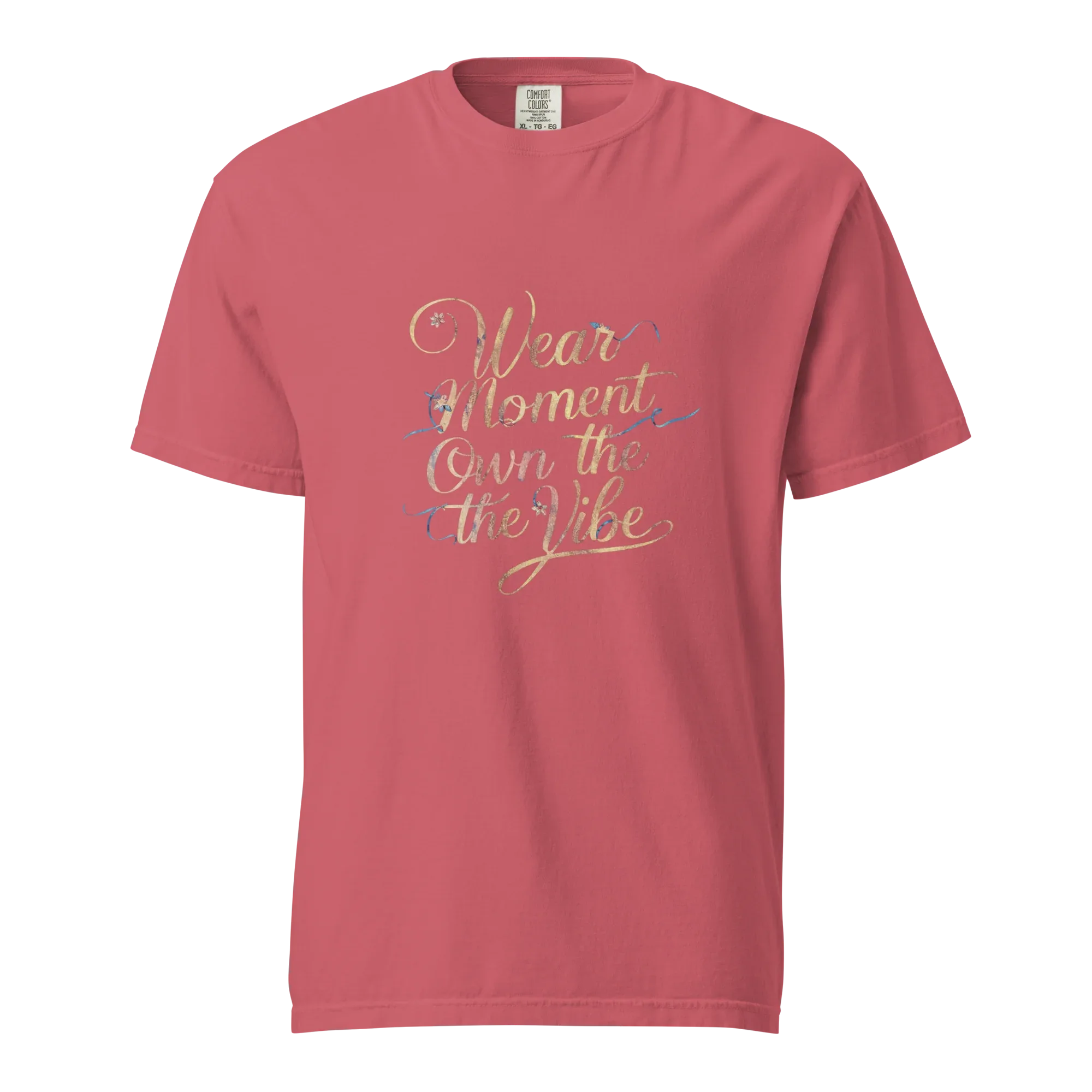 Unisex garment-dyed heavyweight t-shirt | Wear The Moment Own The Vibe - AwRans Clothing