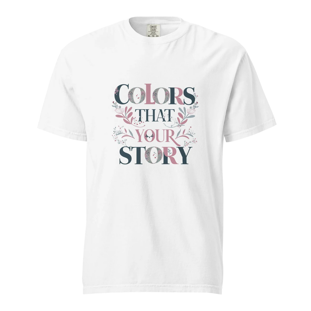 Unisex garment-dyed heavyweight t-shirt | Colors That Your Story - AwRans Clothing