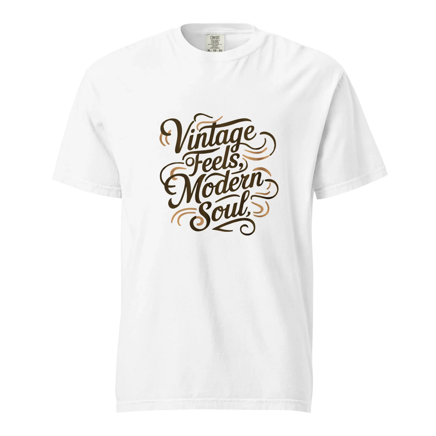 Unisex garment-dyed heavyweight t-shirt | Vintage Feels,Modern Soul - AwRans Clothing