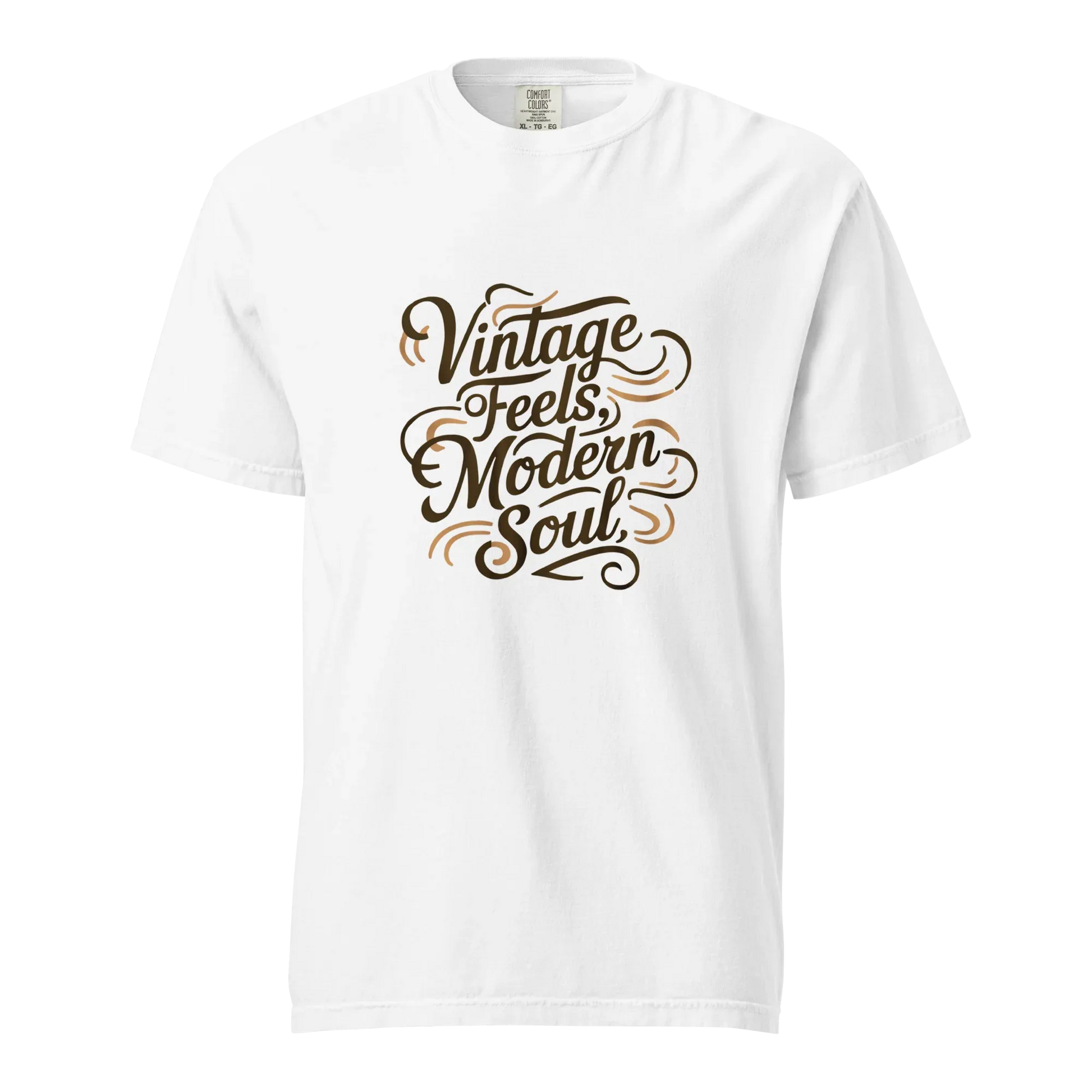 Unisex garment-dyed heavyweight t-shirt | Vintage Feels,Modern Soul - AwRans Clothing