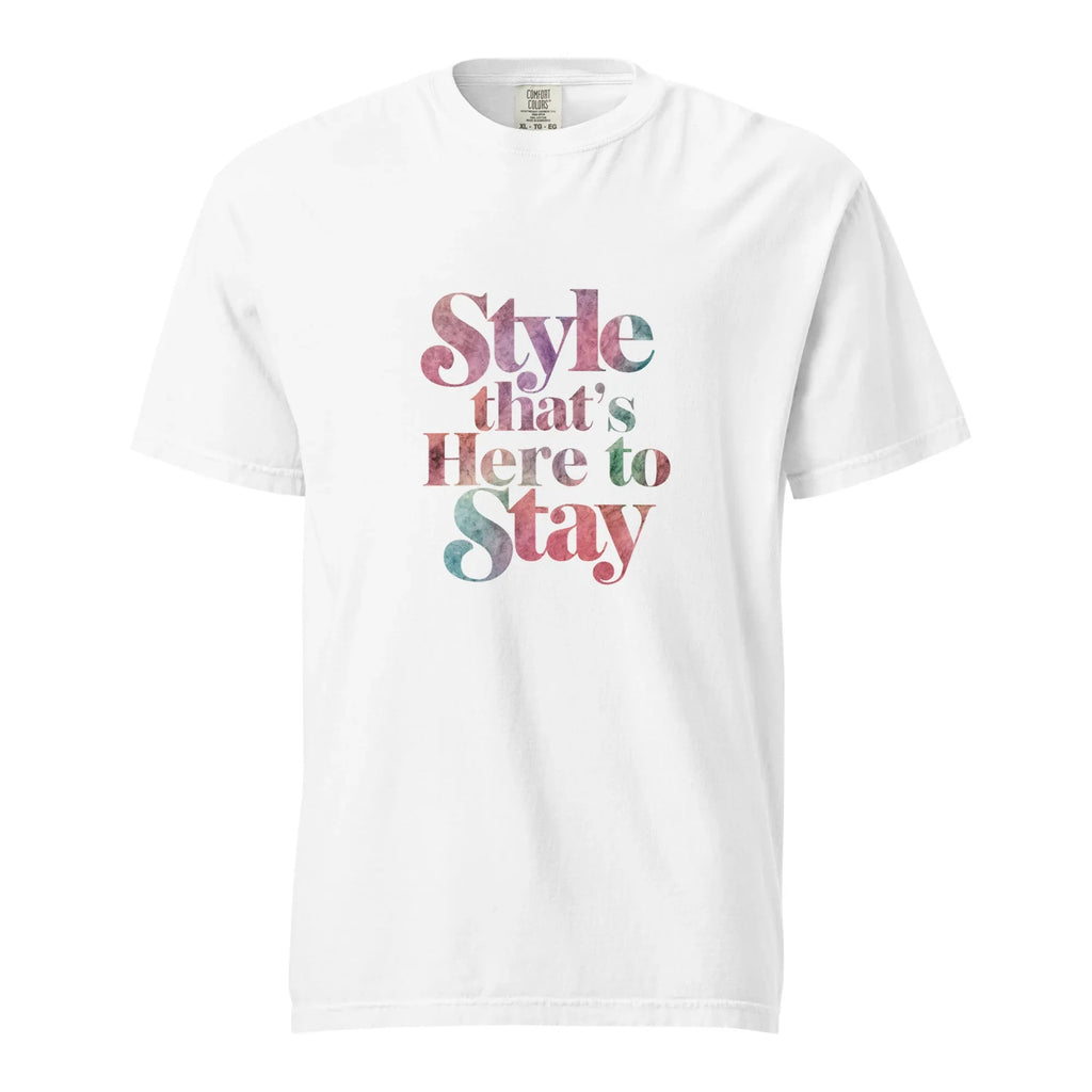Unisex garment-dyed heavyweight t-shirt | Style That's Here To Stay - AwRans Clothing