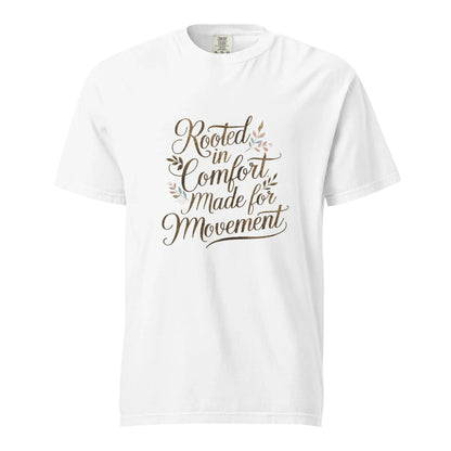 Unisex garment-dyed heavyweight t-shirt | Rooted In Comfornt Made For Movement - AwRans Clothing
