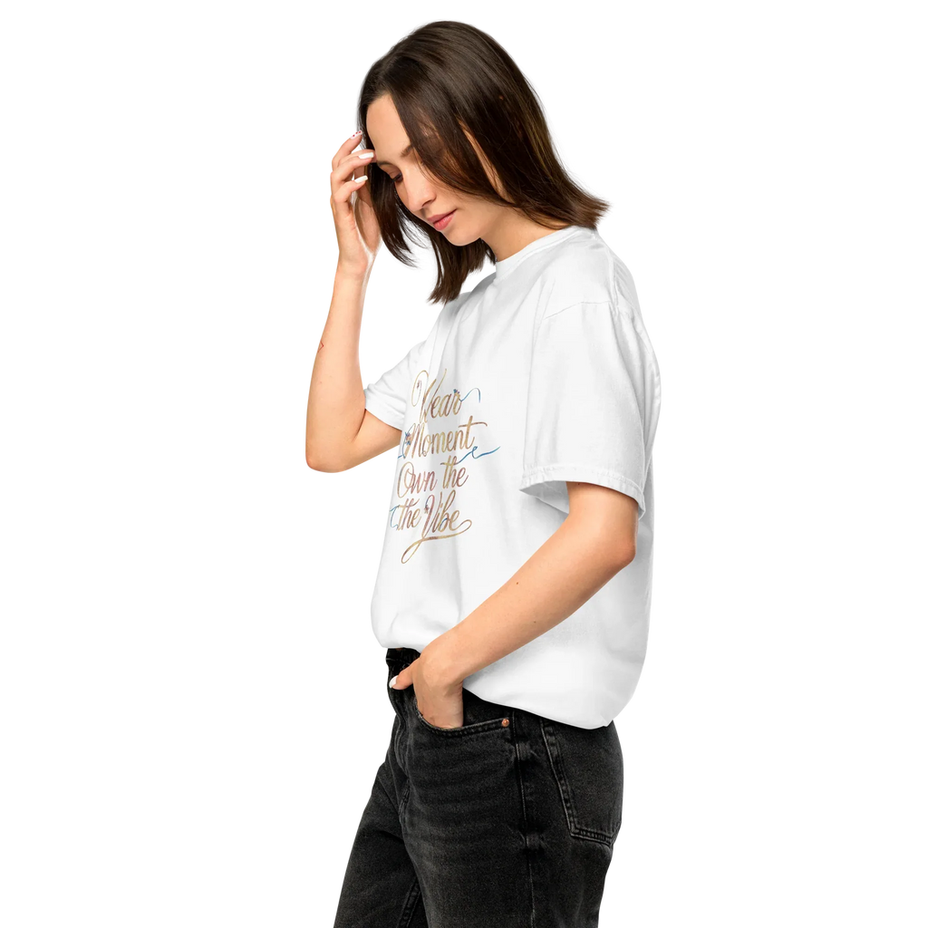 Unisex garment-dyed heavyweight t-shirt | Wear The Moment Own The Vibe - AwRans Clothing