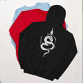Unisex | Moon Snake Hoodie Black hoodie AwRans Clothing unisex-heavy-blend-hoodie-black-back-66403b39b5ad5