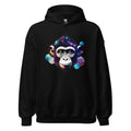 Unisex | Dreamy Monkey Hoodie Black Hoodie AwRans Clothing unisex-heavy-blend-hoodie-black-front-65f105c3bcd0a