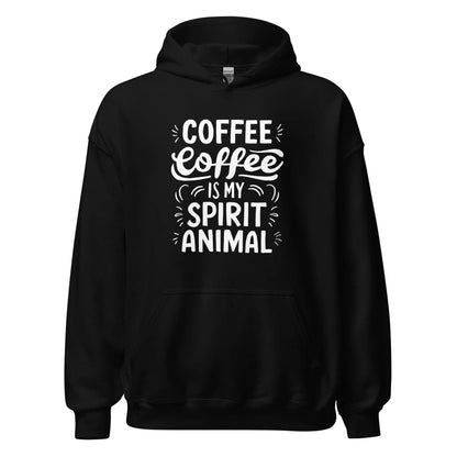 Unisex | Coffee Is My Spirit Animal - Smooth And Stylish Hoodie - AwRans Clothing