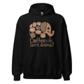 Unisex Hoodie | Coffee Is My Spirit Animal Black hoodie AwRans Clothing unisex-heavy-blend-hoodie-black-front-681654ab1d0c9