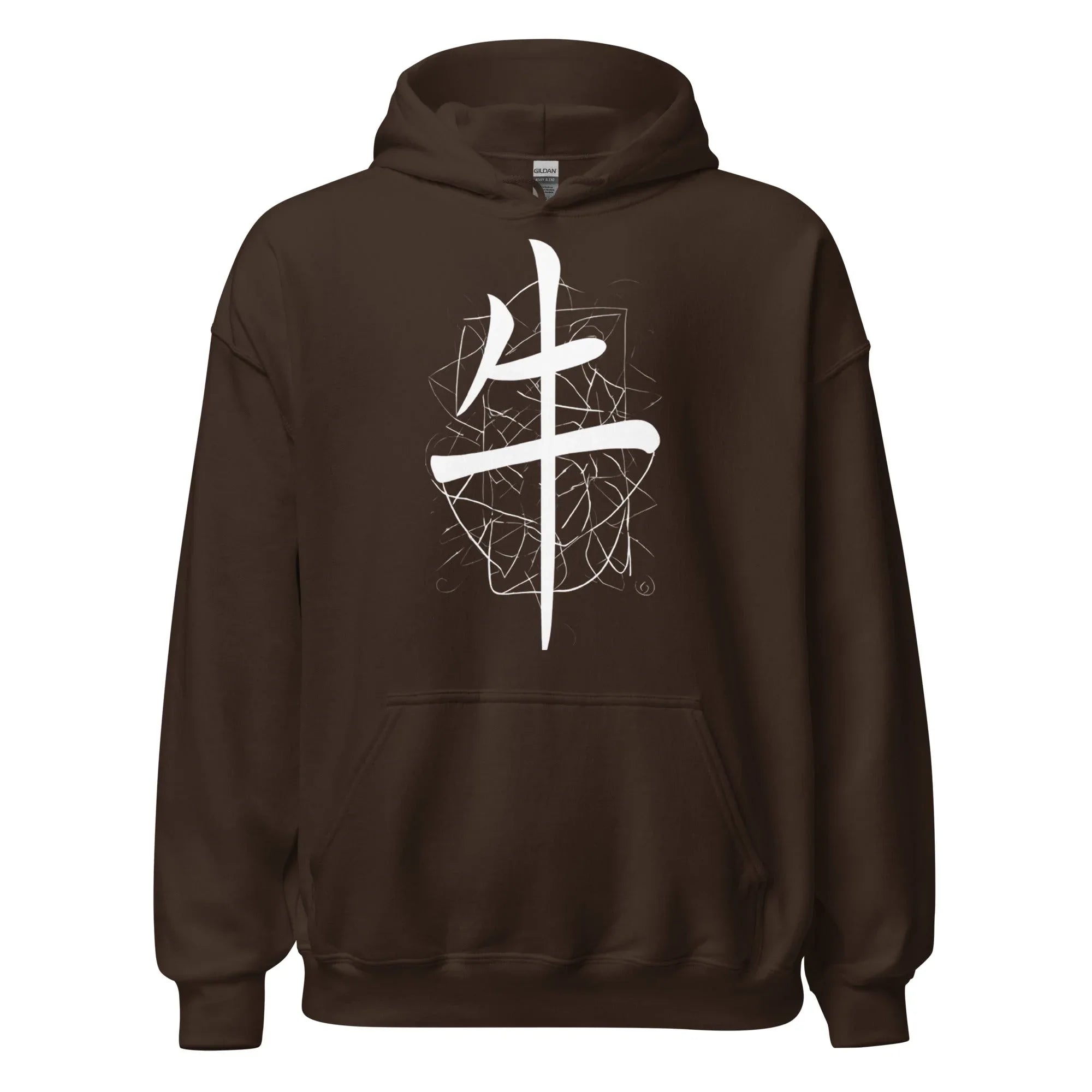 Unisex | Lil Hoodie hoodie AwRans Clothing unisex-heavy-blend-hoodie-dark-chocolate-front-6621bd754fa7f