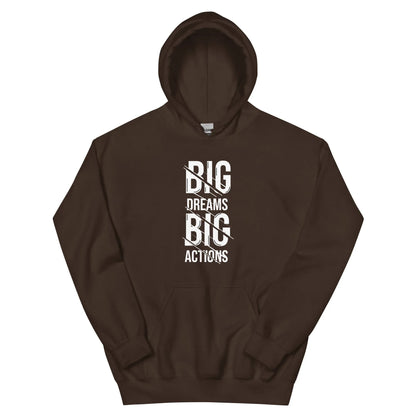 Unisex | Big Dreams Big Actions Hoodie - AwRans Clothing