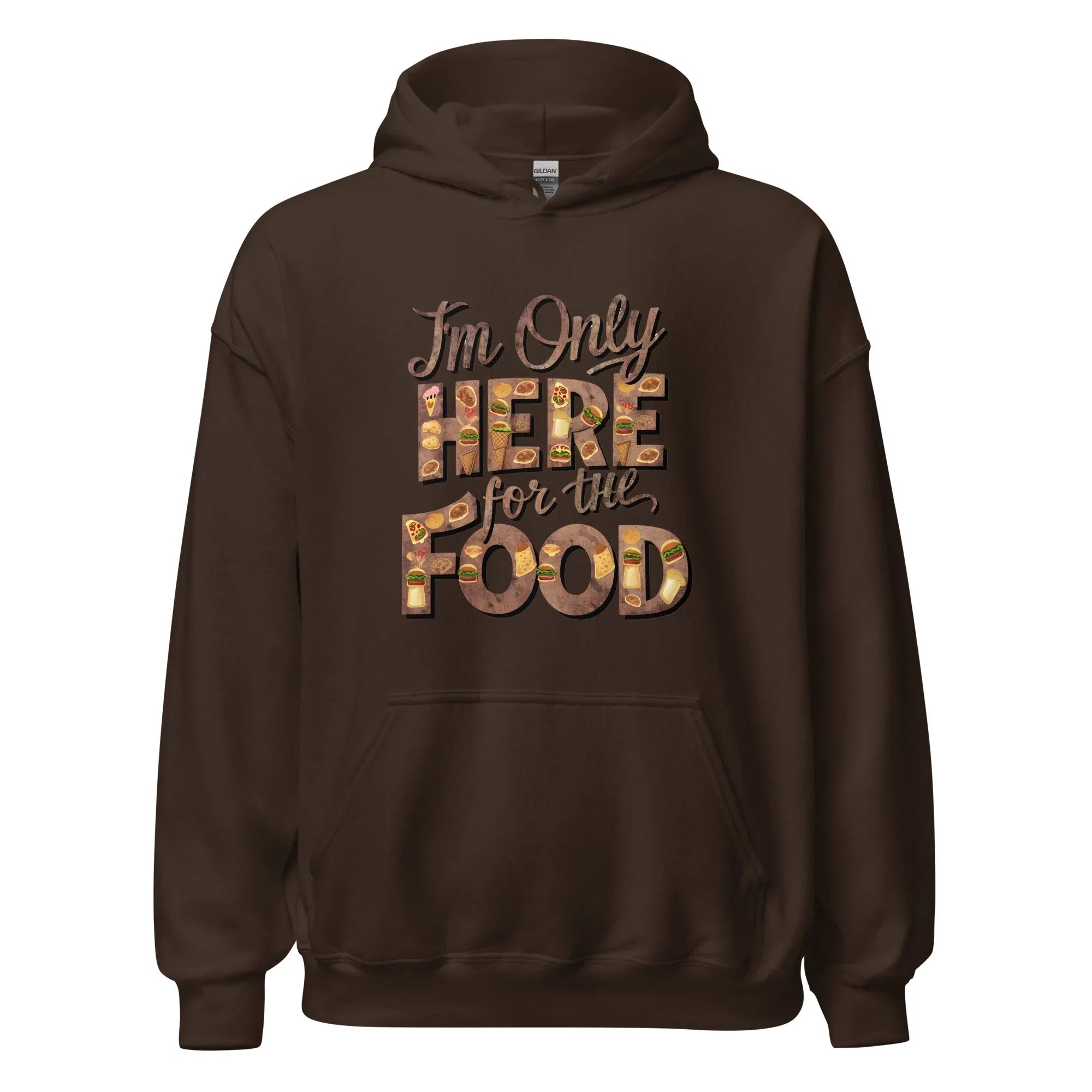 Unisex | I'm Only Here For The Food - Stylish Hoodie - AwRans Clothing
