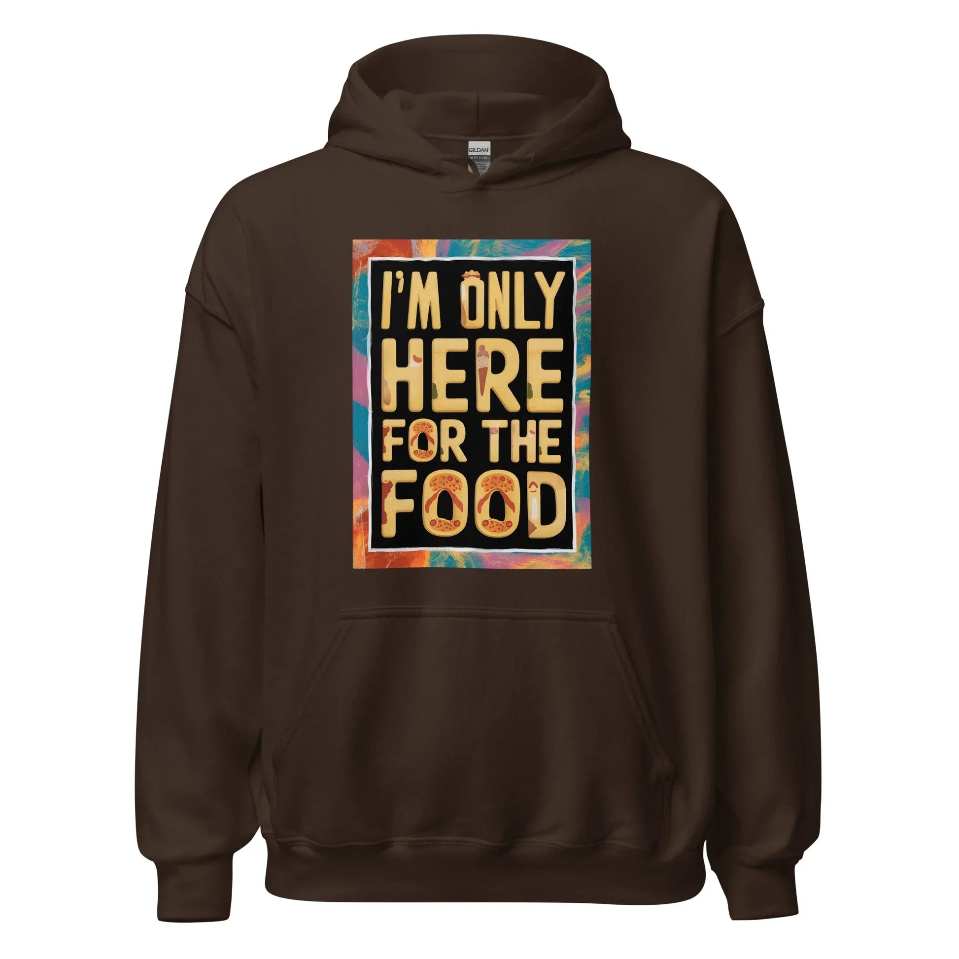 Unisex | I'm Only Here For The Food - Stylish Hoodie - AwRans Clothing