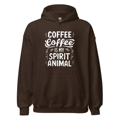 Unisex | Coffee Is My Spirit Animal - Smooth And Stylish Hoodie - AwRans Clothing