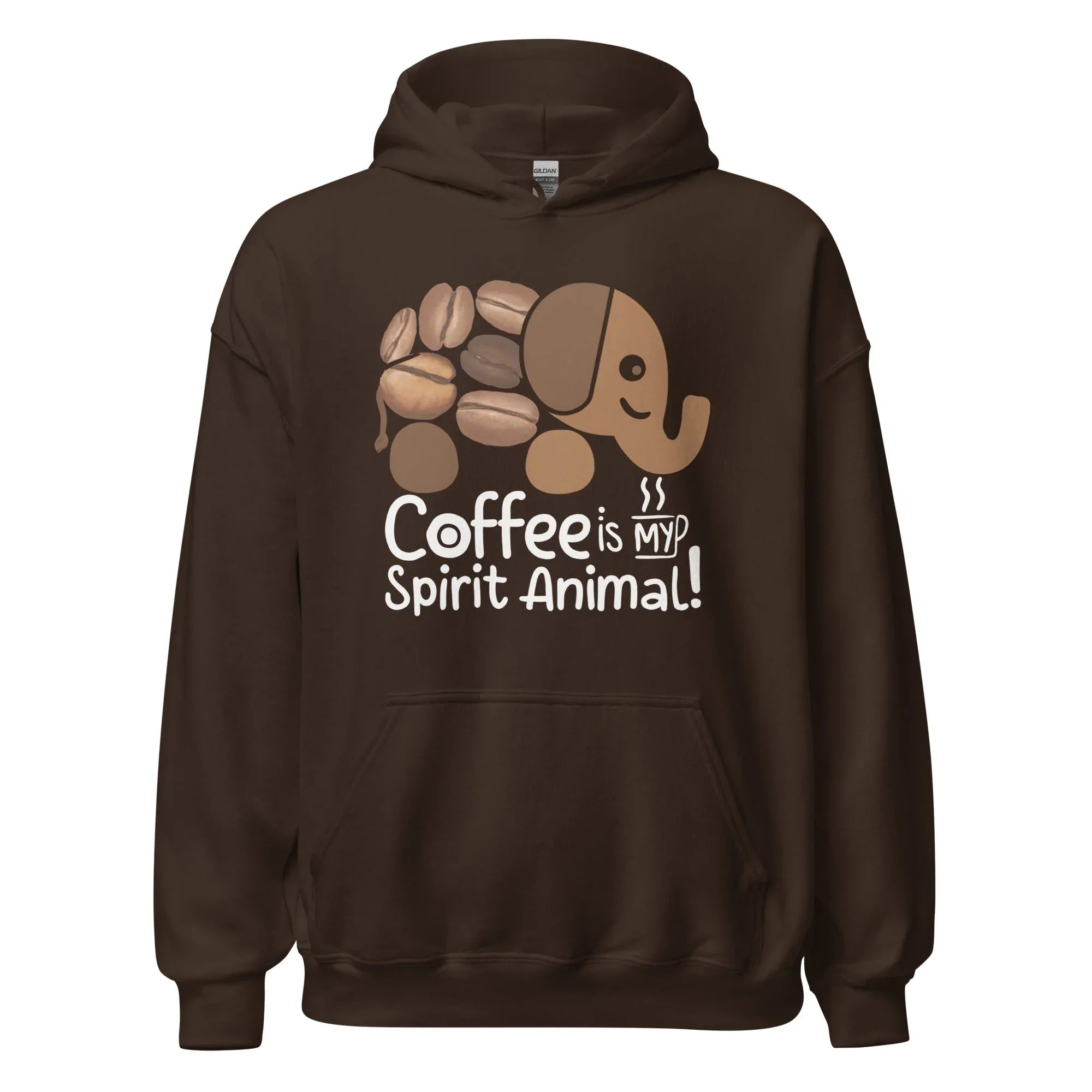 Unisex Hoodie | Coffee Is My Spirit Animal - AwRans Clothing