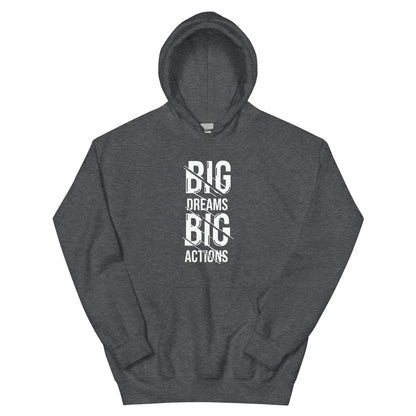 Unisex | Big Dreams Big Actions Hoodie - AwRans Clothing