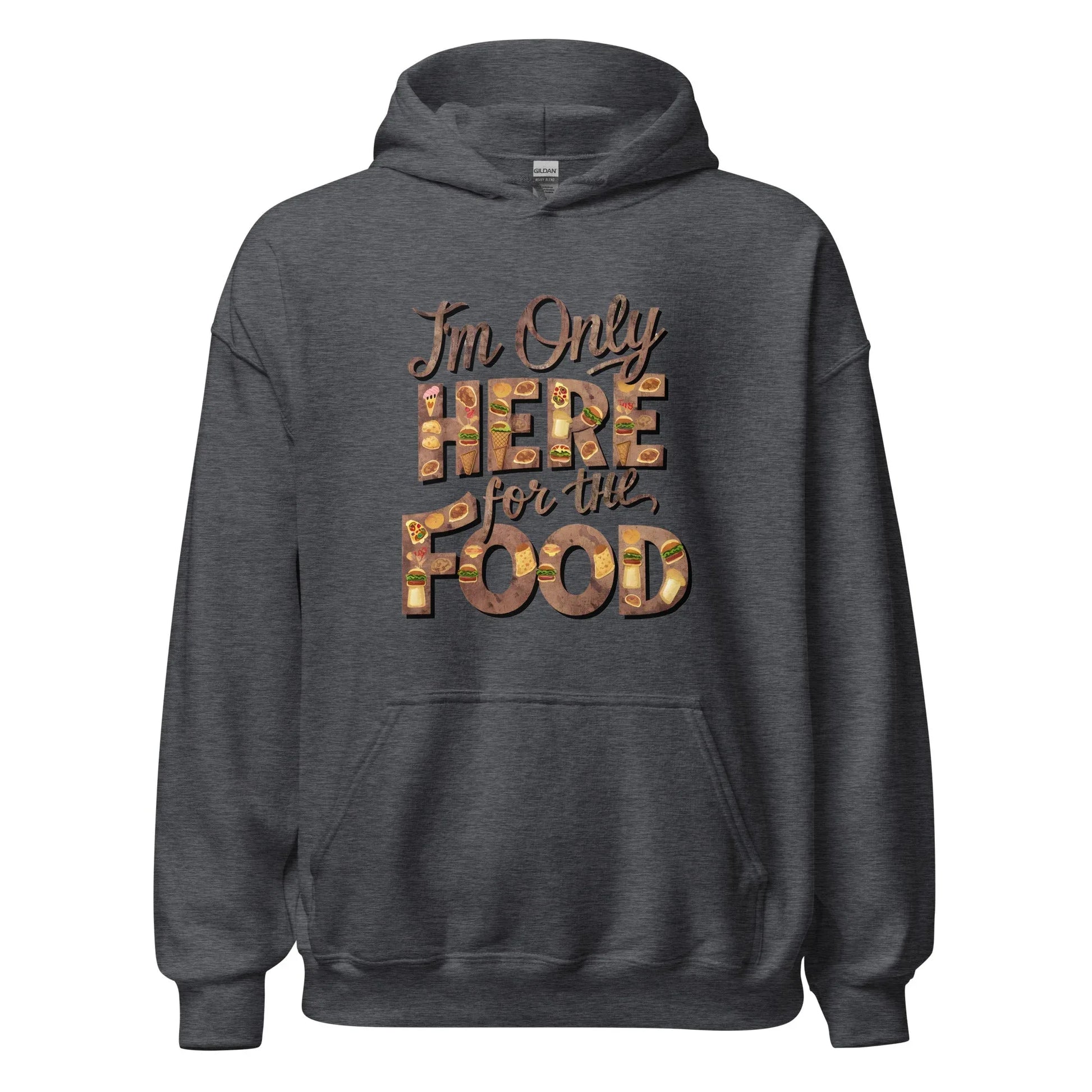 Unisex | I'm Only Here For The Food - Stylish Hoodie - AwRans Clothing