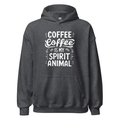 Unisex | Coffee Is My Spirit Animal - Smooth And Stylish Hoodie - AwRans Clothing