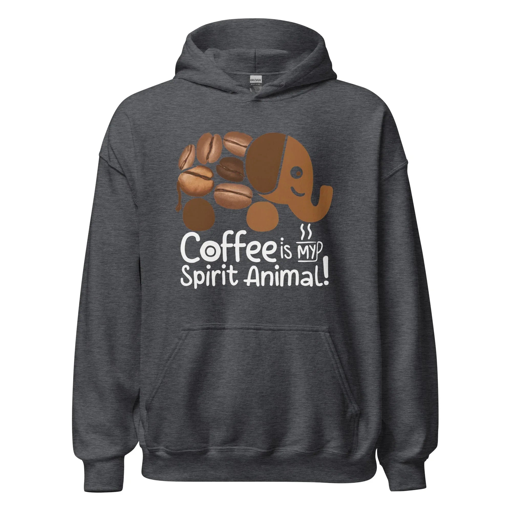Unisex Hoodie | Coffee Is My Spirit Animal - AwRans Clothing
