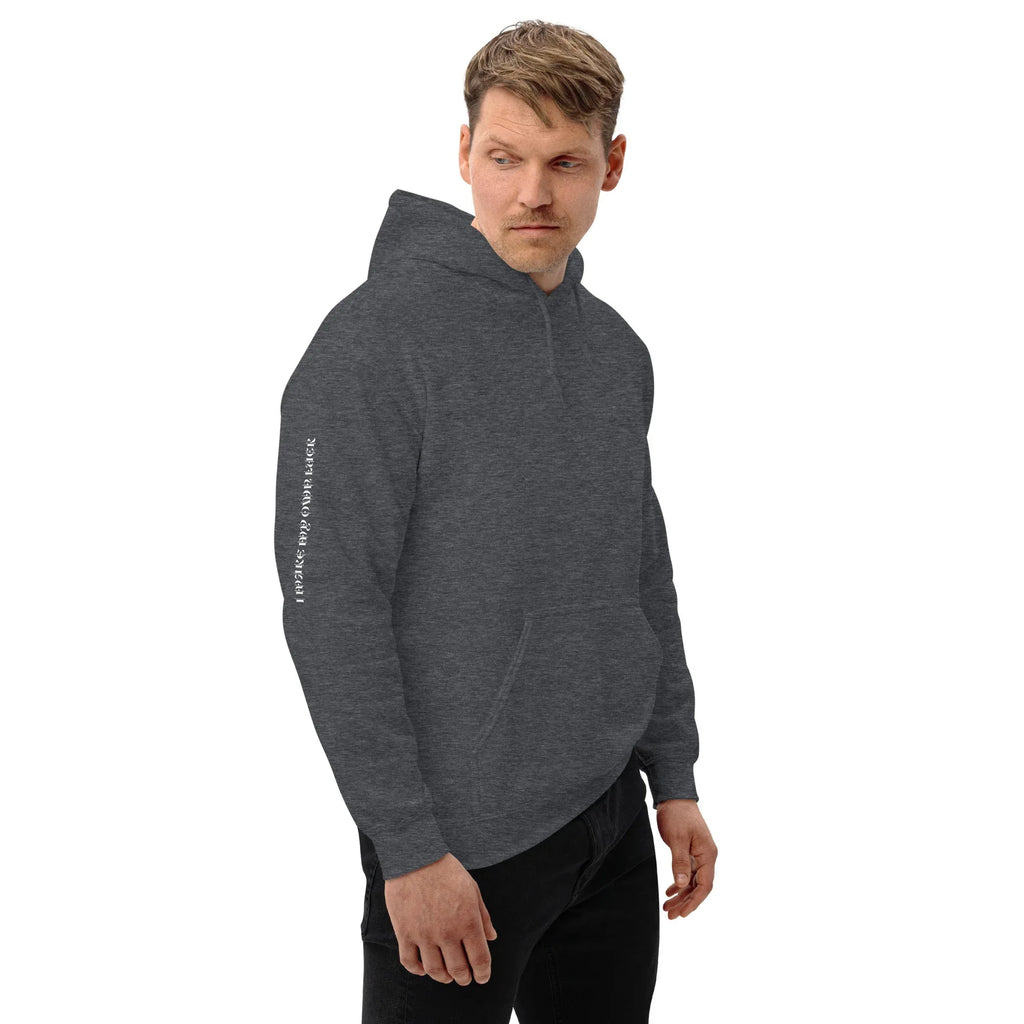 Men's | Your Luck Depends On Me Hoodie hoodie AwRans Clothing unisex-heavy-blend-hoodie-dark-heather-right-front-6650eb615ae02