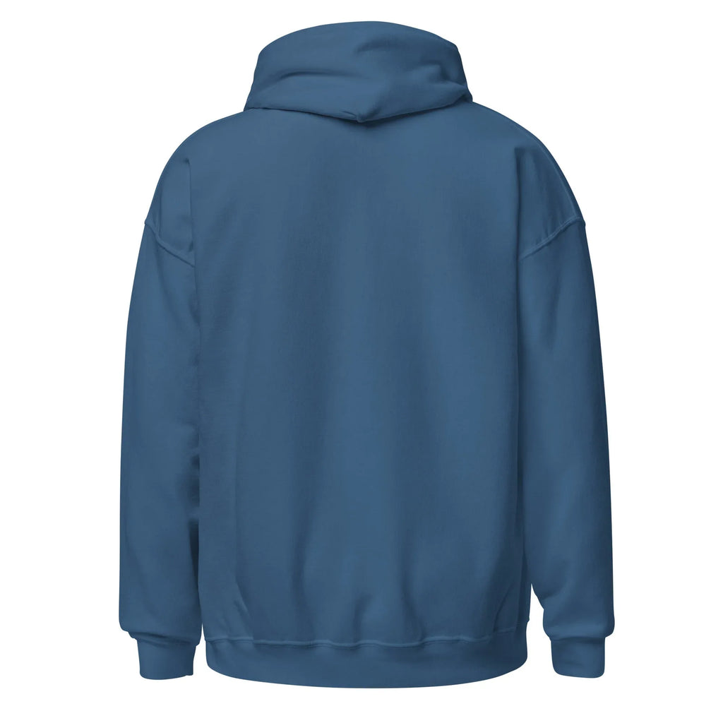 Unisex | I'm Only Here For The Food - Stylish Hoodie hoodie AwRans Clothing unisex-heavy-blend-hoodie-indigo-blue-back-665e73e9d6416