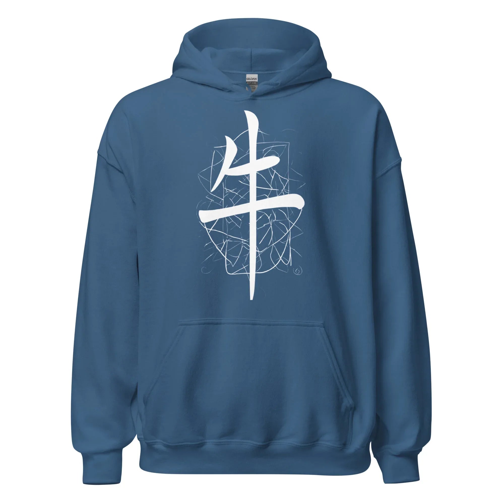 Unisex | Lil Hoodie hoodie AwRans Clothing unisex-heavy-blend-hoodie-indigo-blue-front-6621bd7551ea7