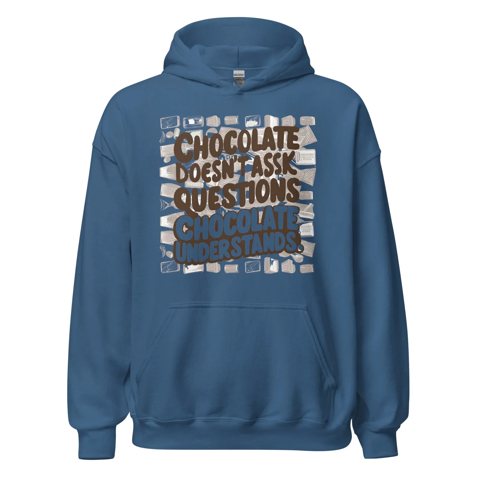 Unisex | Chocolate Doesn't Ask Questions Chocolate Understands Hoodie - AwRans Clothing