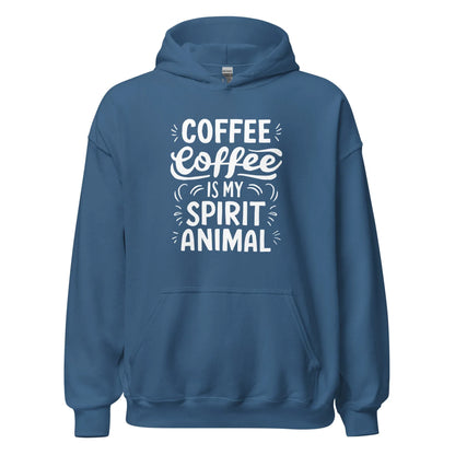 Unisex | Coffee Is My Spirit Animal - Smooth And Stylish Hoodie - AwRans Clothing