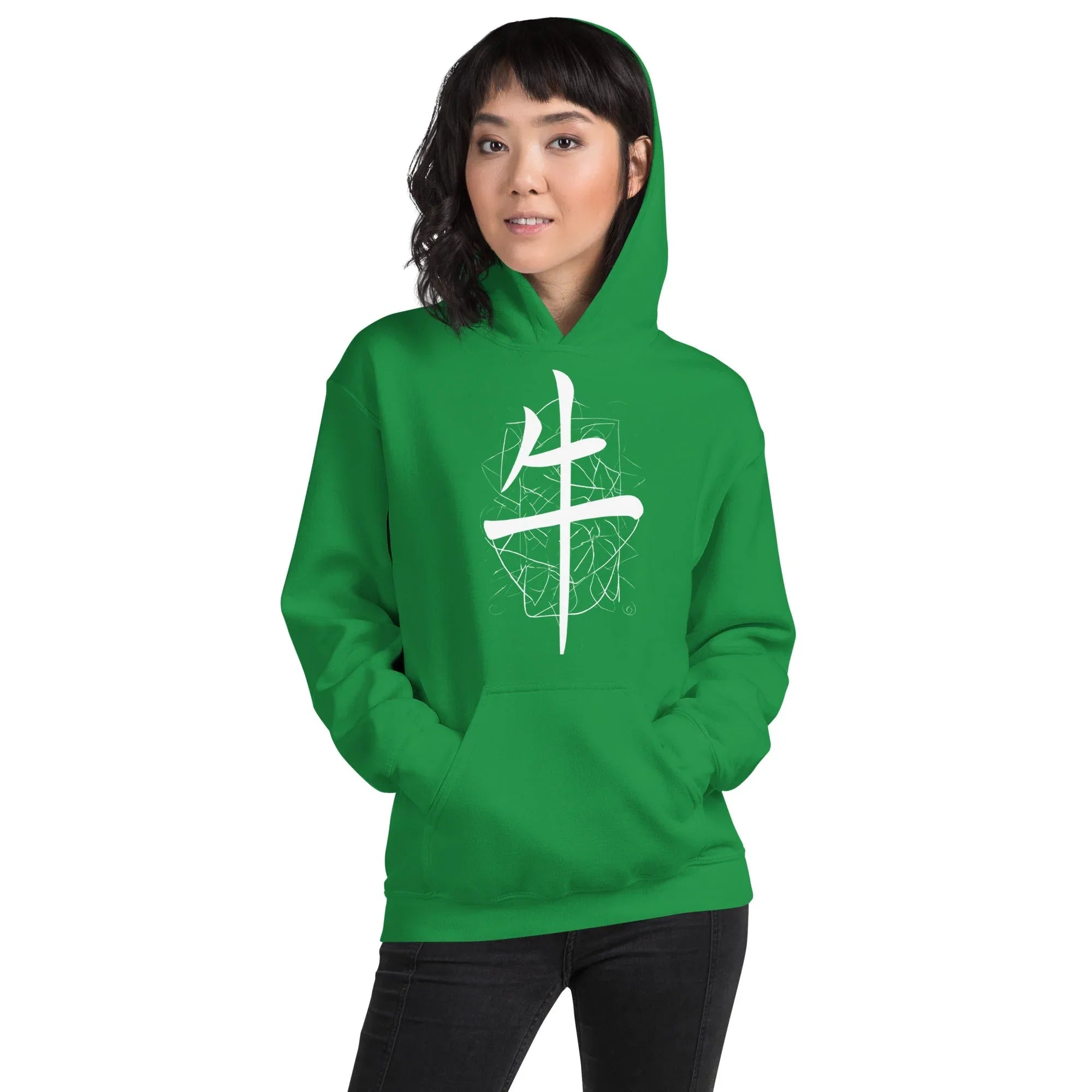 Unisex | Lil Hoodie Irish Green hoodie AwRans Clothing unisex-heavy-blend-hoodie-irish-green-front-6621bd756501c