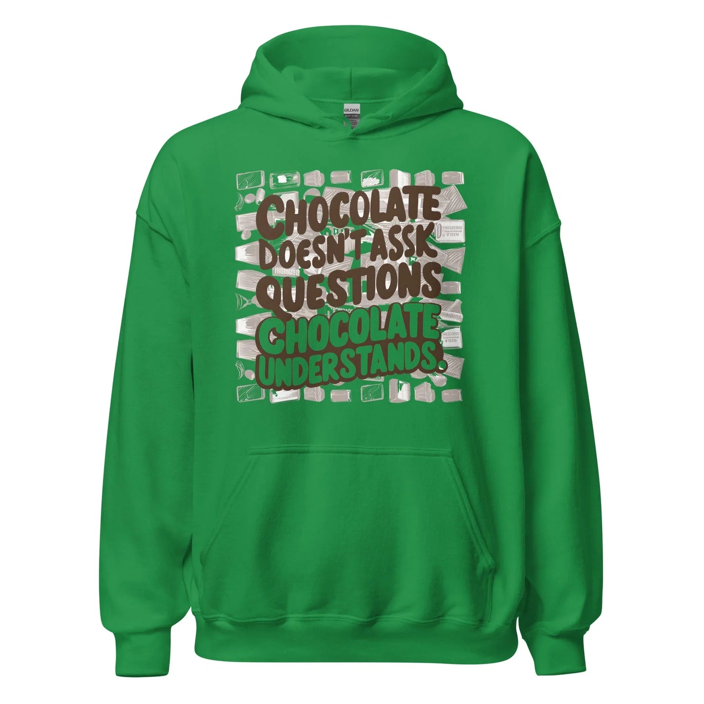 Unisex | Chocolate Doesn't Ask Questions Chocolate Understands Hoodie - AwRans Clothing