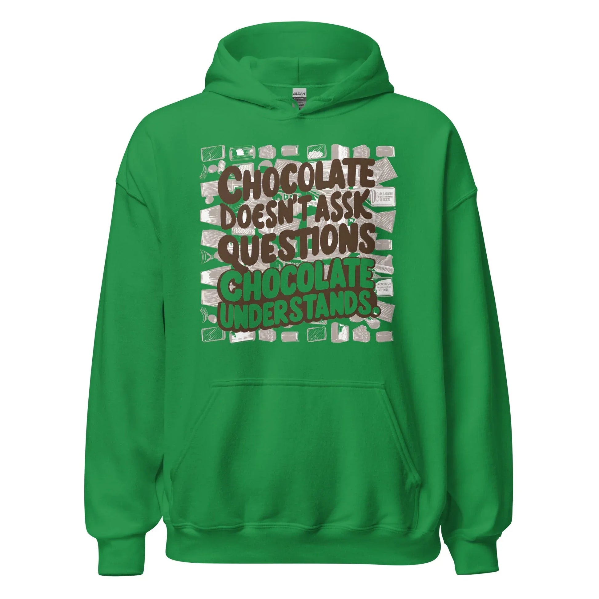 Unisex | Chocolate Doesn't Ask Questions Chocolate Understands Hoodie - AwRans Clothing