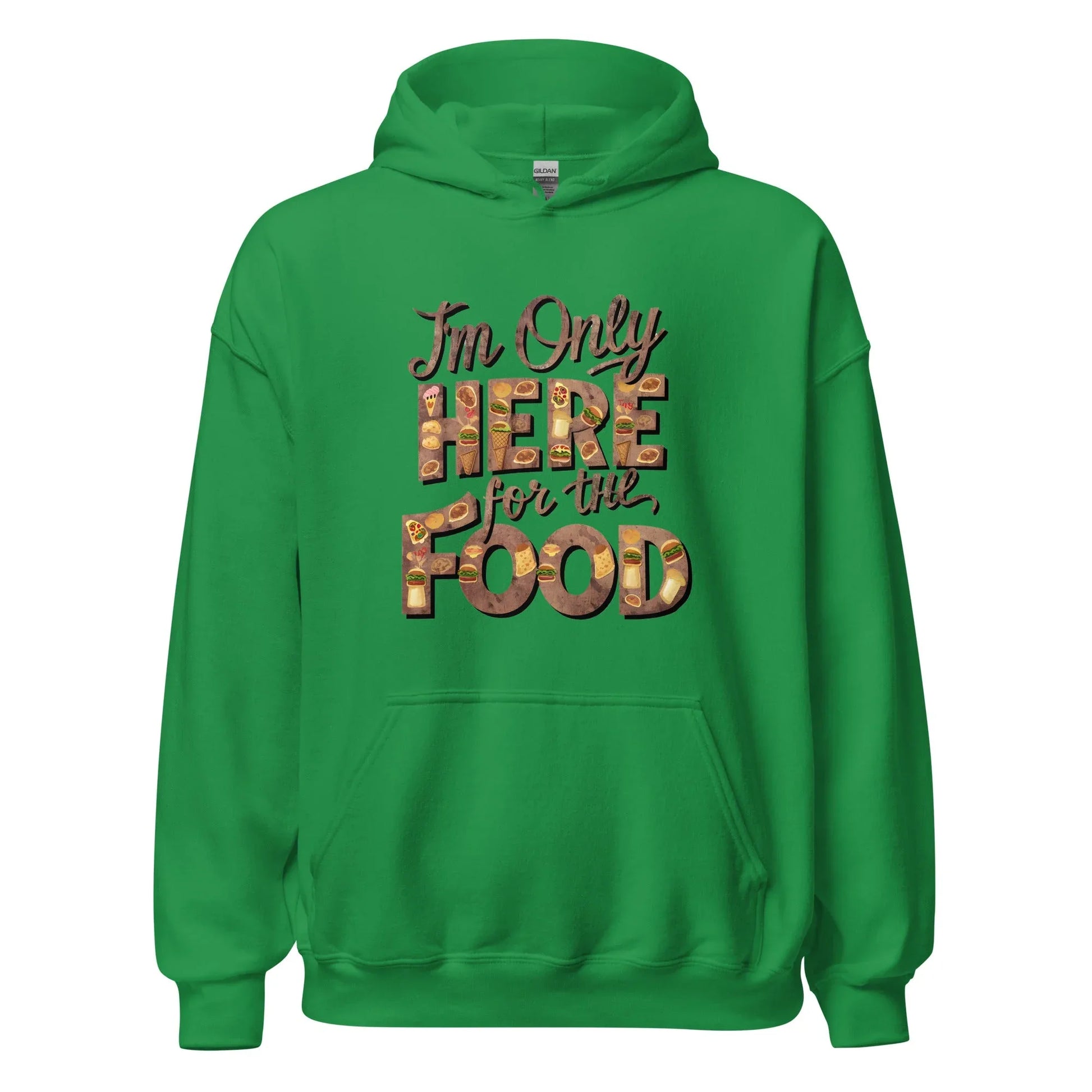 Unisex | I'm Only Here For The Food - Stylish Hoodie - AwRans Clothing