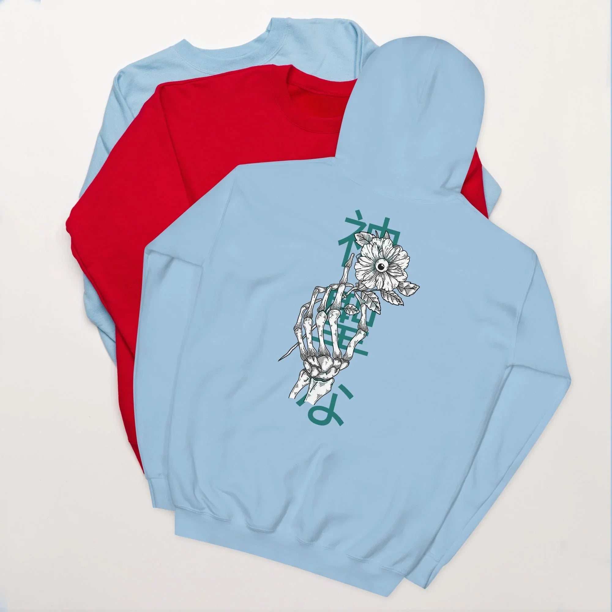 Unisex | Let's Shine Hoodie hoodie AwRans Clothing unisex-heavy-blend-hoodie-light-blue-back-66504b63d0f38