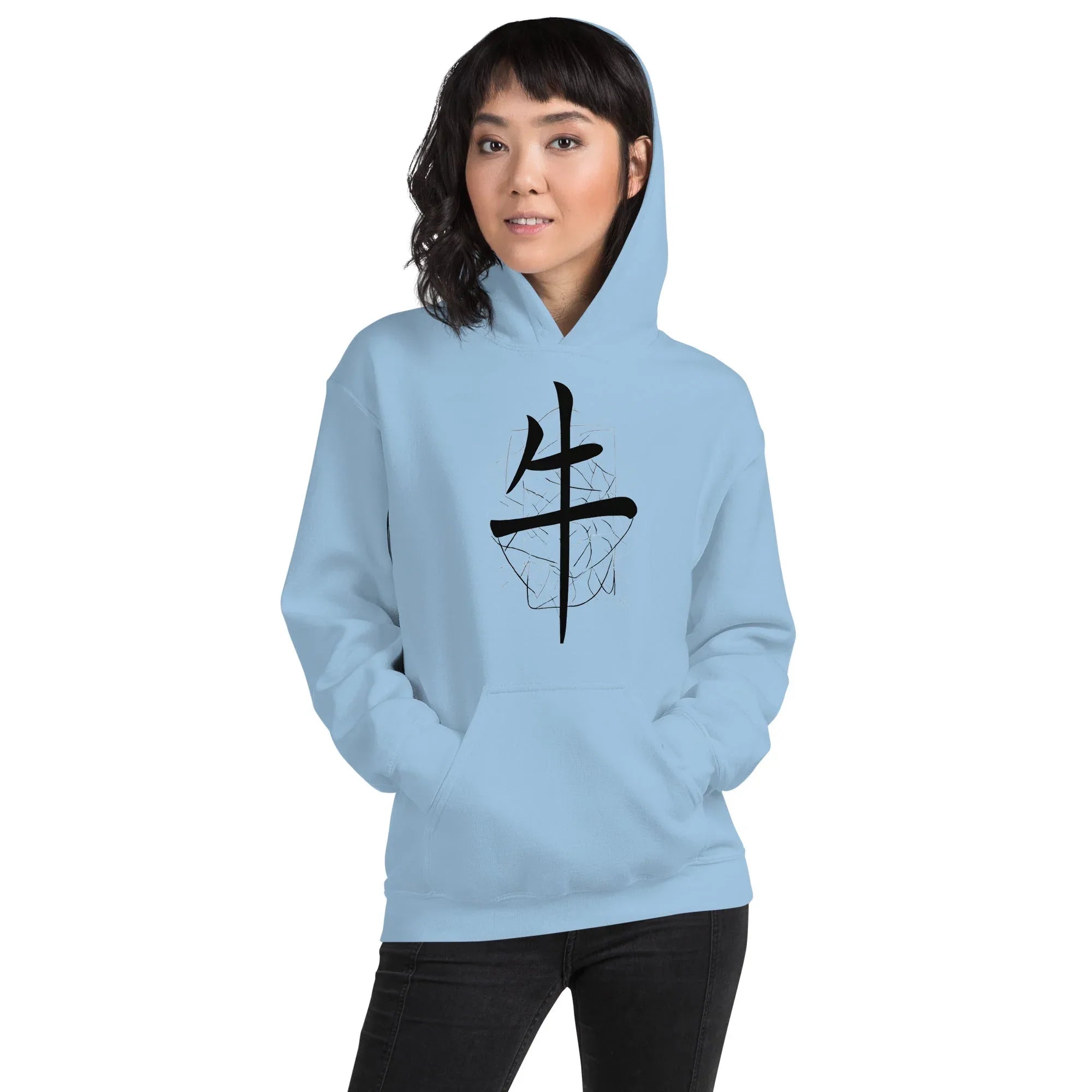 Unisex | Lil Hoodie Light Blue hoodie AwRans Clothing unisex-heavy-blend-hoodie-light-blue-front-661739928f51f