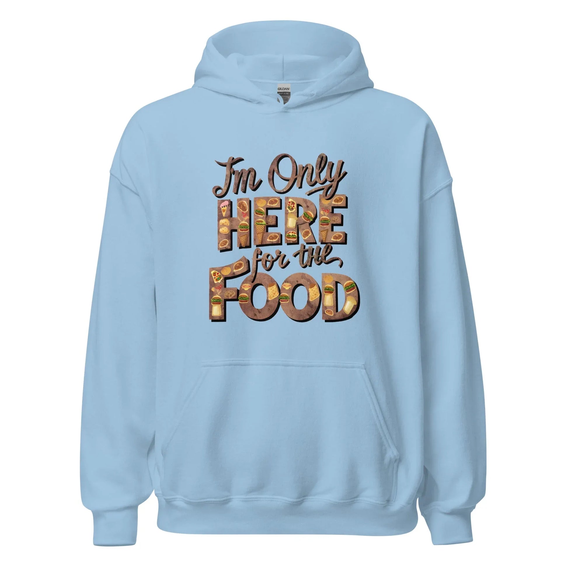 Unisex | I'm Only Here For The Food - Stylish Hoodie - AwRans Clothing