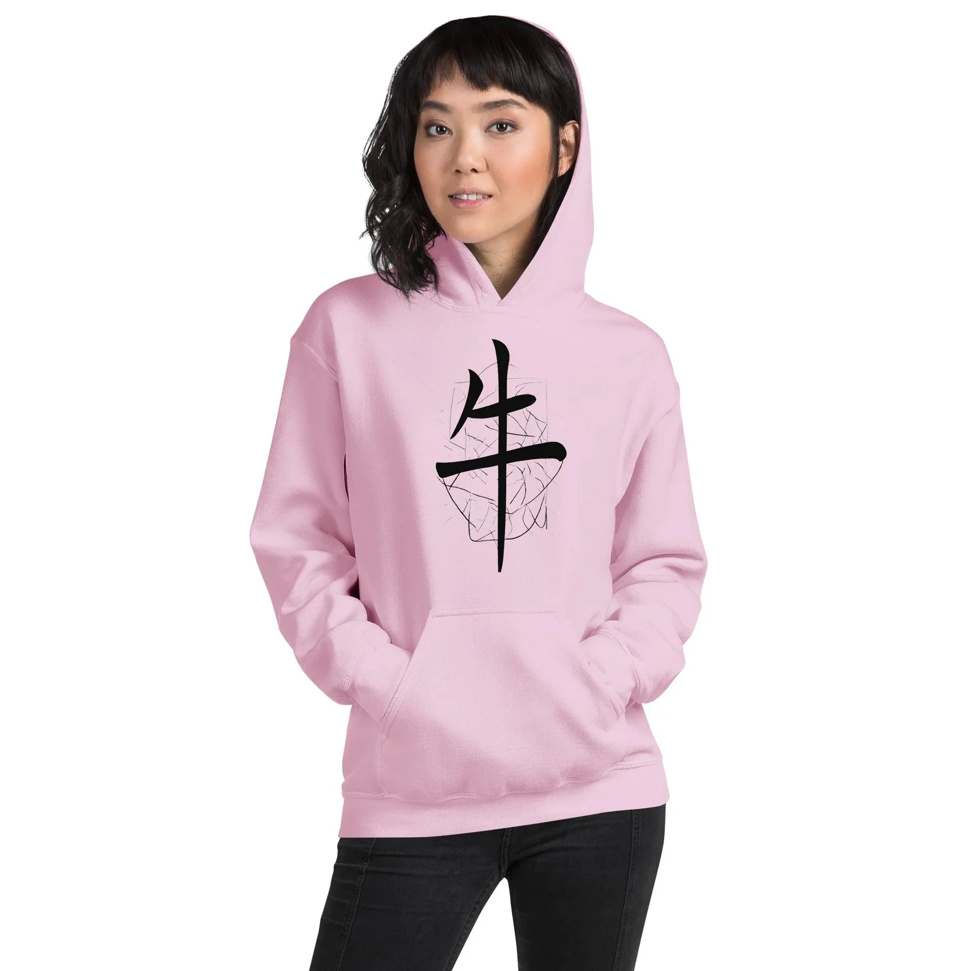 Unisex | Lil Hoodie Light Pink hoodie AwRans Clothing unisex-heavy-blend-hoodie-light-pink-front-6617399299f5b
