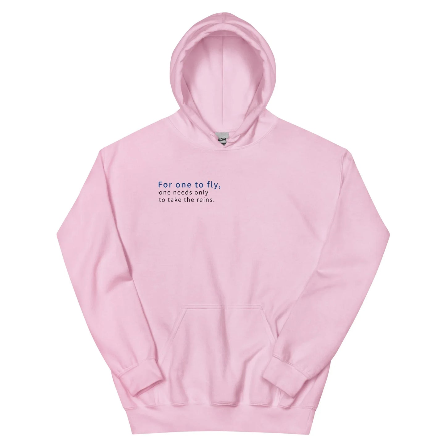 Unisex | For One To Fly One Needs Only To Take The Reins Hoodie - AwRans Clothing