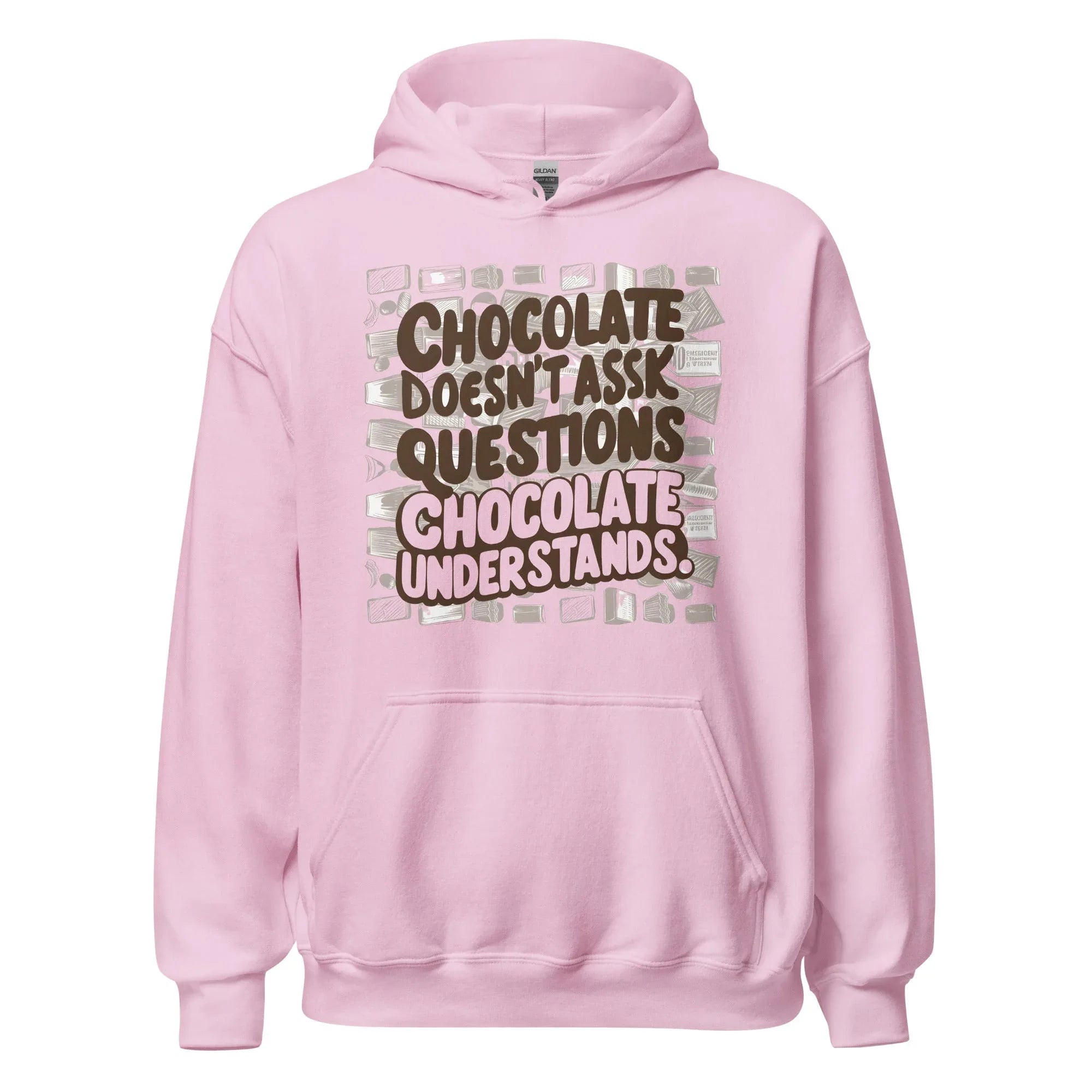 Unisex | Chocolate Doesn't Ask Questions Chocolate Understands Hoodie - AwRans Clothing