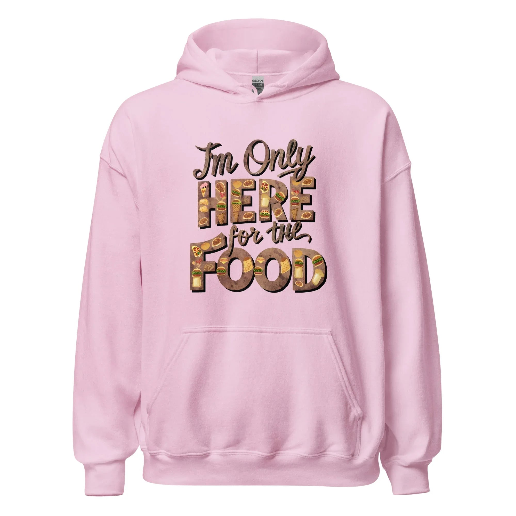 Unisex | I'm Only Here For The Food - Stylish Hoodie - AwRans Clothing