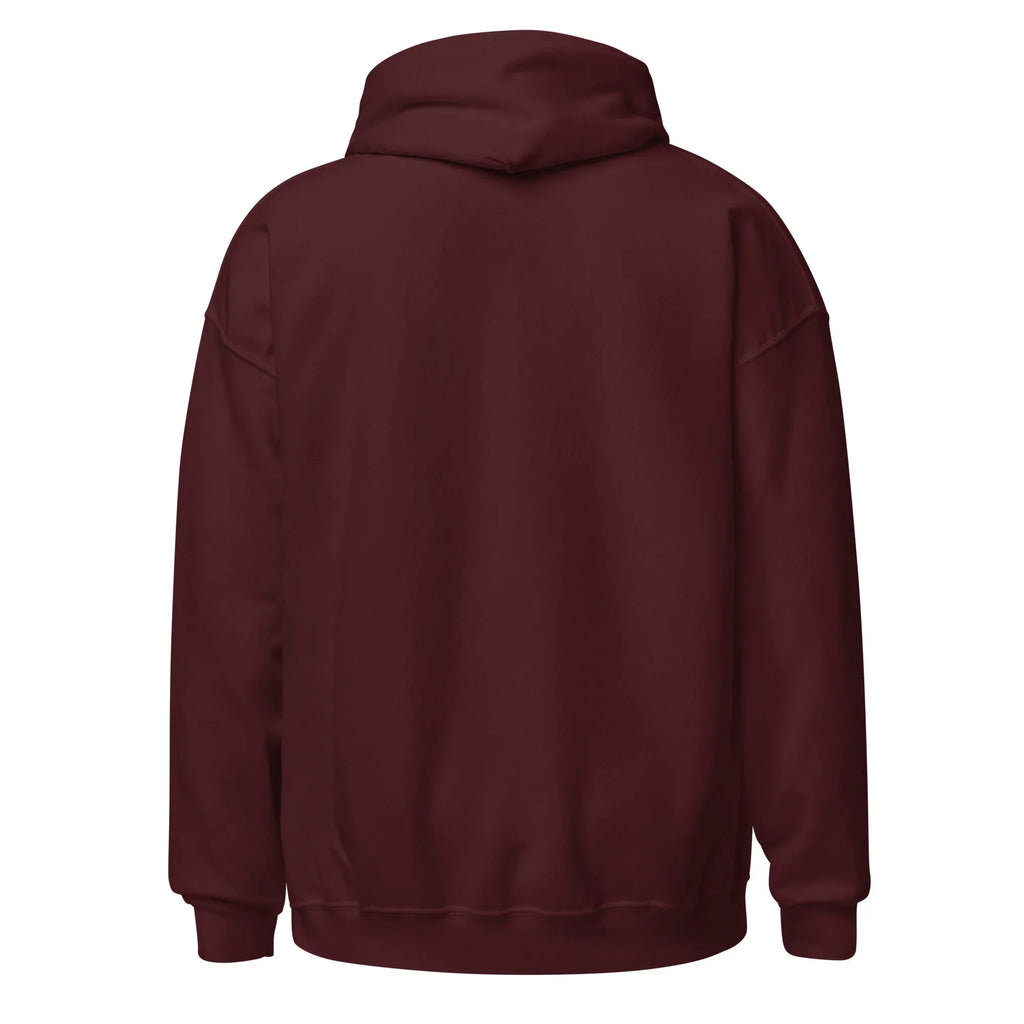 Unisex Hoodie | Coffee Is My Spirit Animal hoodie AwRans Clothing unisex-heavy-blend-hoodie-maroon-back-681635a689942