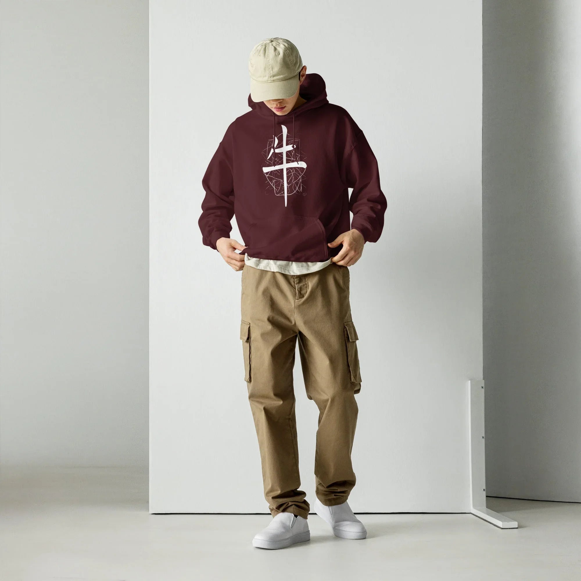 Unisex | Lil Hoodie hoodie AwRans Clothing unisex-heavy-blend-hoodie-maroon-front-6621bd755584f